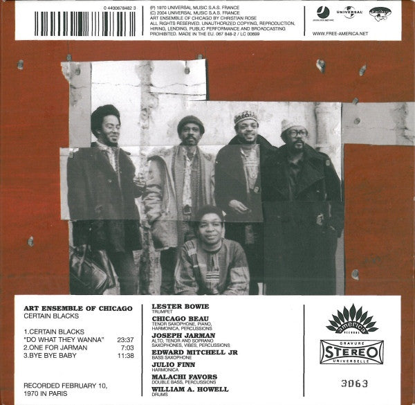 USED CD - Art Ensemble Of Chicago – Certain Blacks