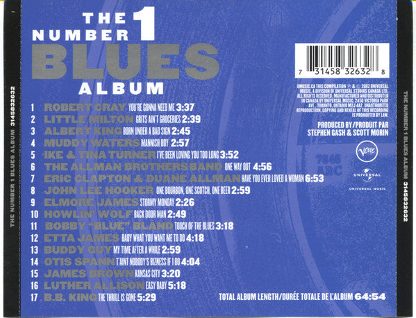 USED CD - Various – The Number 1 Blues Album