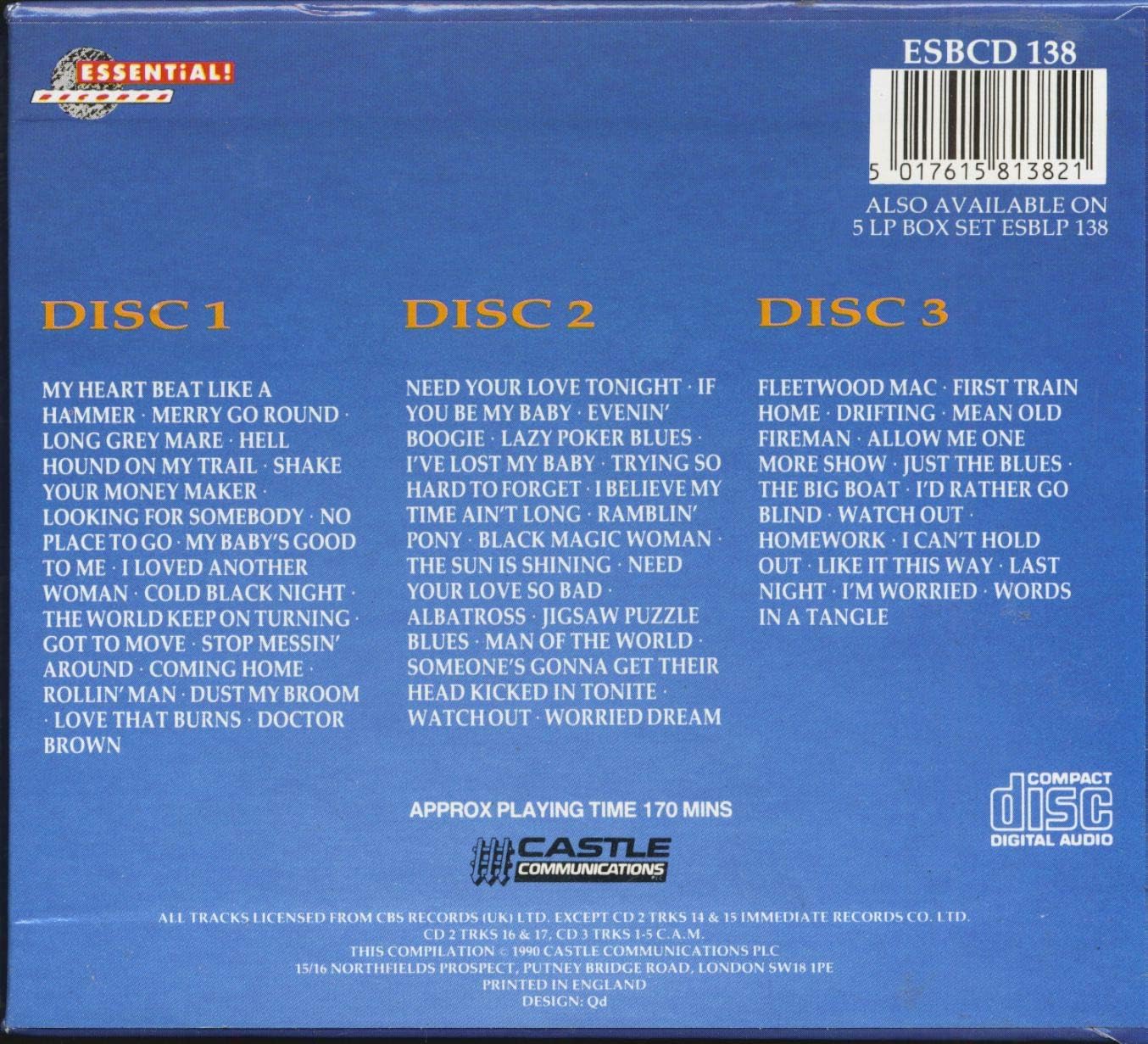 3CD - The Original Fleetwood Mac – The Blues Years