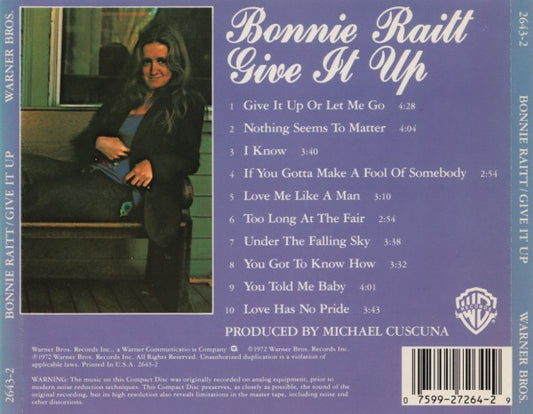 USED CD - Bonnie Raitt – Give It Up