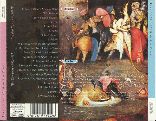 USED 2CD - Tangerine Dream – Book Of Dreams