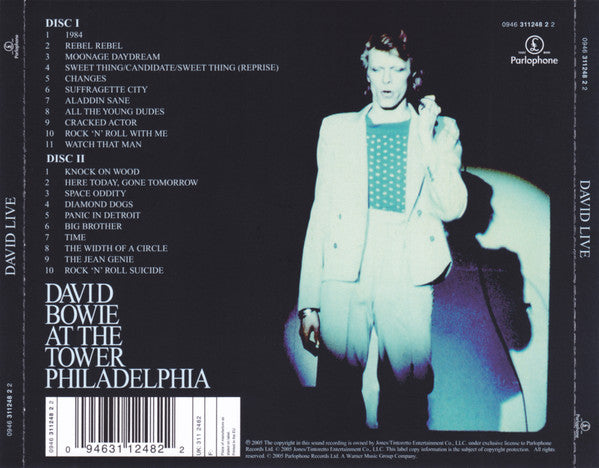 USED 2CD - David Bowie – David Live