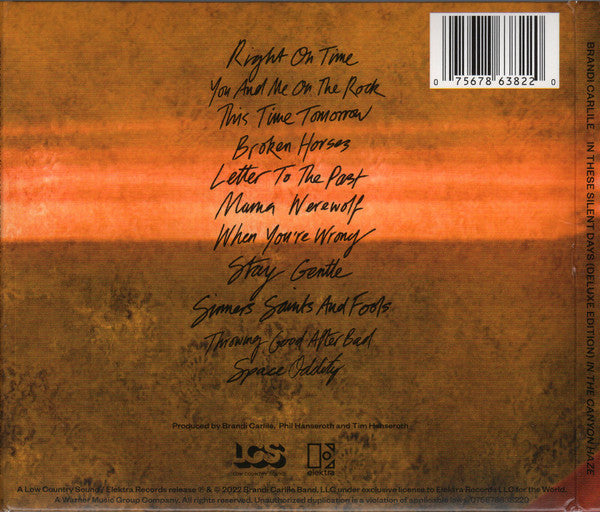 USED 2CD - Brandi Carlile – In The Canyon Haze