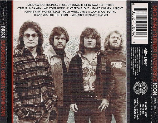 Bachman-Turner Overdrive – Icon - USED CD