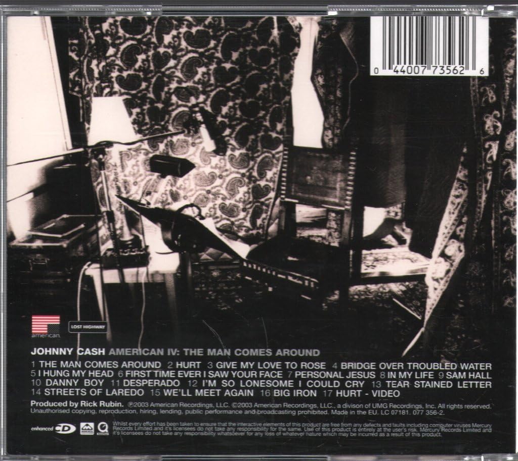 CD - Johnny Cash – American IV: The Man Comes Around