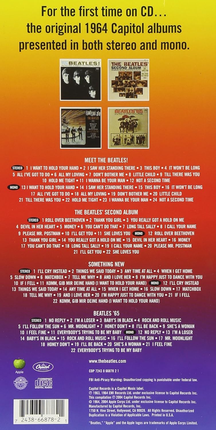 USED 4CD - The Beatles – The Capitol Albums Vol.1