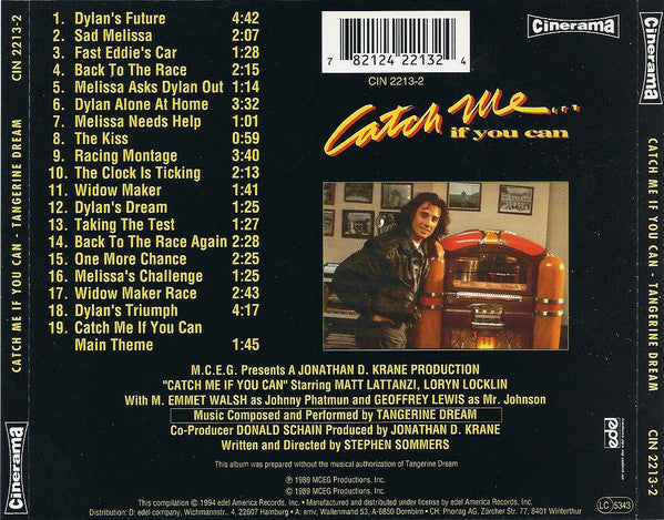 USED CD - Tangerine Dream – Catch Me... If You Can