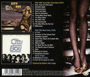 USED 2CD - City Boy – Young Men Gone West / Book Early