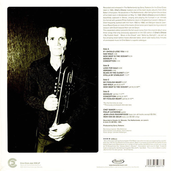2LP - 2LP - Chet Baker Trio - Chet's Choice