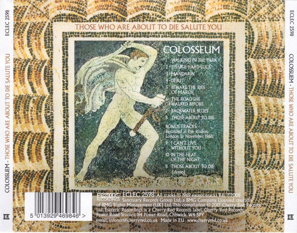 USED CD - Colosseum – Those Who Are About To Die Salute You