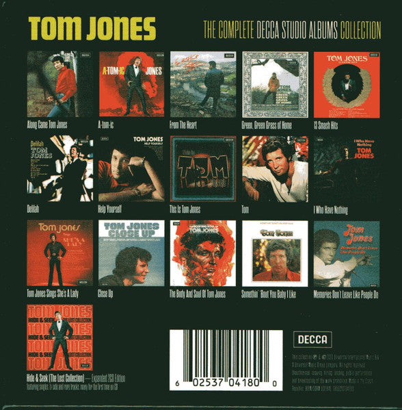 17CD - Tom Jones – The Complete Decca Studio Albums Collection