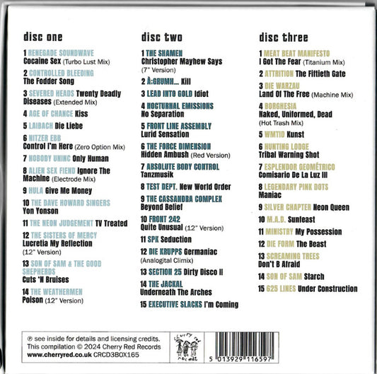 3CD - Various – Control I'm Here (Adventures On The Industrial Dancefloor 1983-1990)