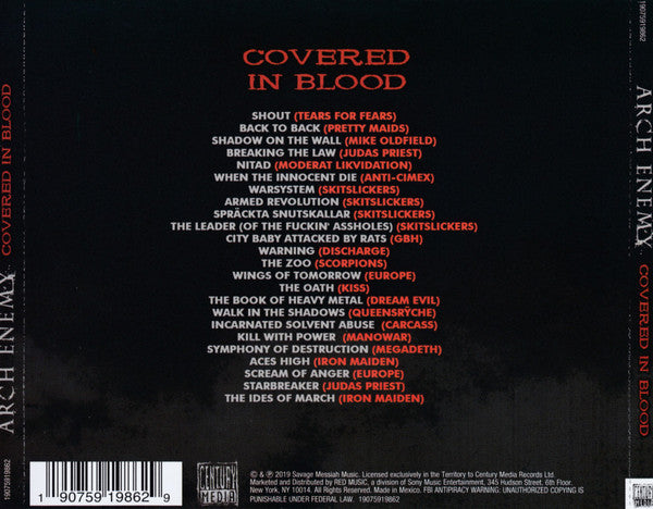 CD - Arch Enemy – Covered In Blood