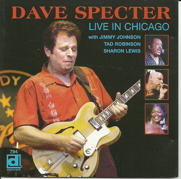 USED CD - Dave Specter With Jimmy Johnson (8), Tad Robinson, Sharon Lewis (3) – Live In Chicago