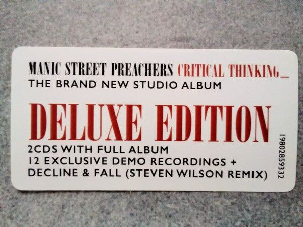 2CD - Manic Street Preachers – Critical Thinking