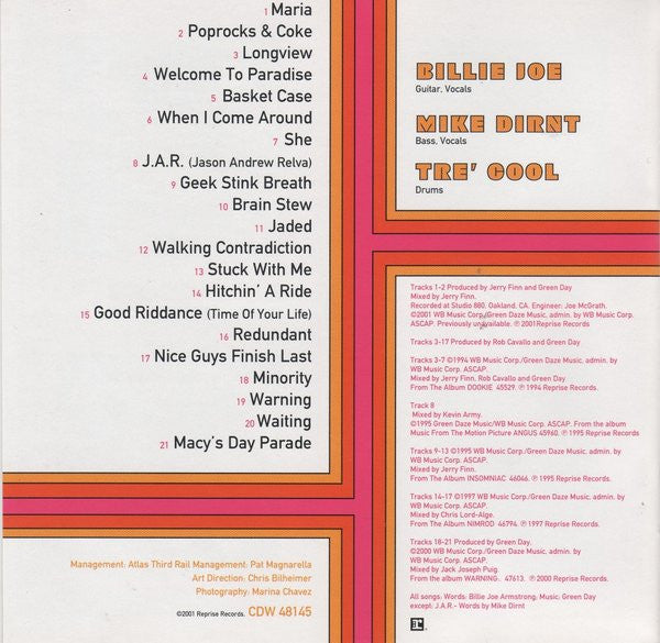 USED CD - Green Day – International Superhits!