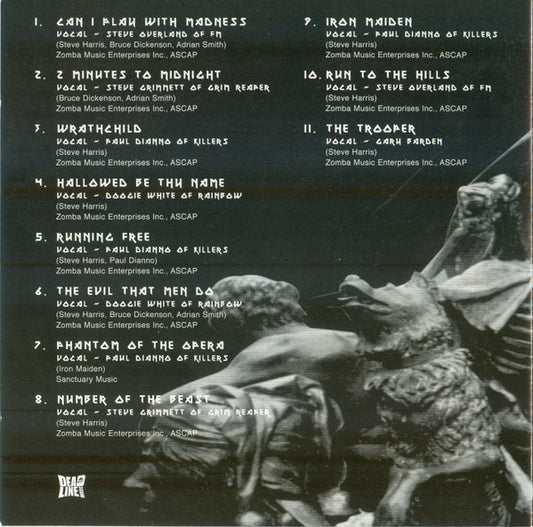 USED CD - Various – 666 The Number One Beast (A Tribute To Iron Maiden)