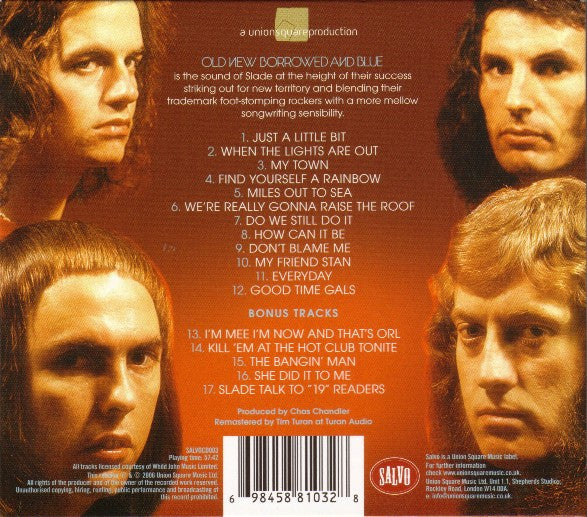 CD - Slade – Old New Borrowed And Blue