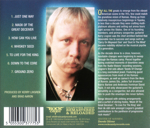 USED CD - Kerry Livgren – Seeds Of Change