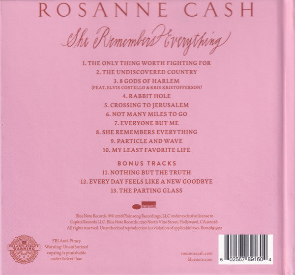 USED CD - Rosanne Cash – She Remembers Everything