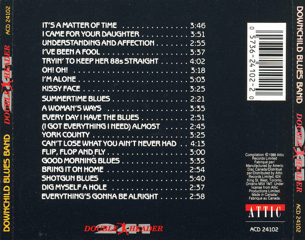 USED CD - Downchild Blues Band – Double Header