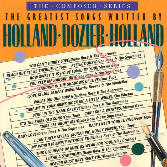 USED CD - Various – The Composer Series: The Greatest Songs Written By Holland • Dozier • Holland