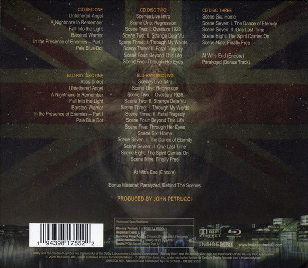 3CD/2BLURAY - Dream Theater – Distant Memories • Live In London