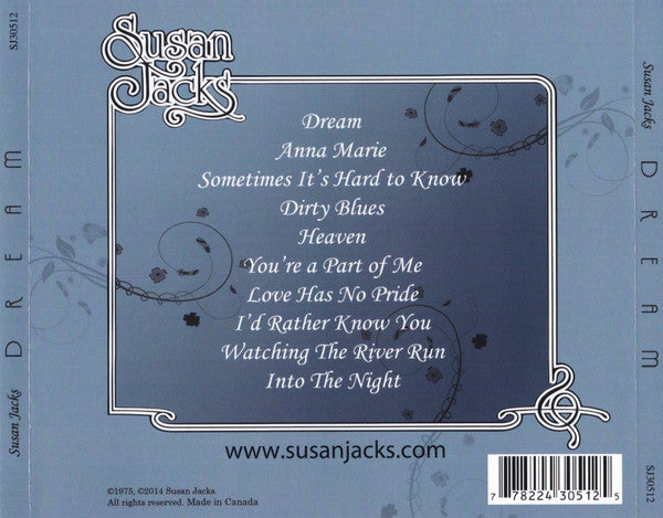 USED CD - Susan Jacks – Dream