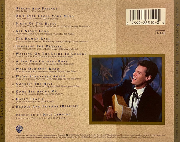 USED CD - Randy Travis – Heroes And Friends (Duets)