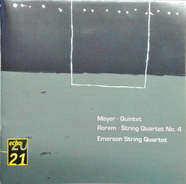 CD - Edgar Meyer, Emerson String Quartet - Meyer / Rorem – Quintet / String Quartet No. 4