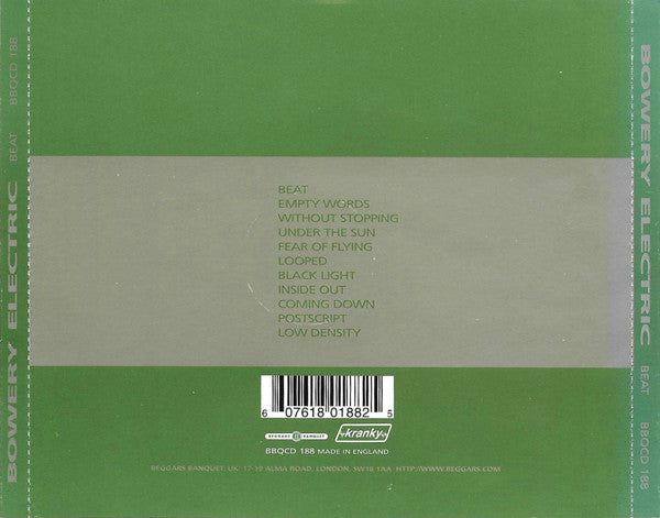 USED CD - Bowery Electric – Beat