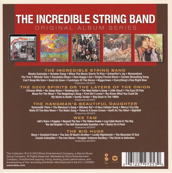 USED 5CD - The Incredible String Band – Original Album Series