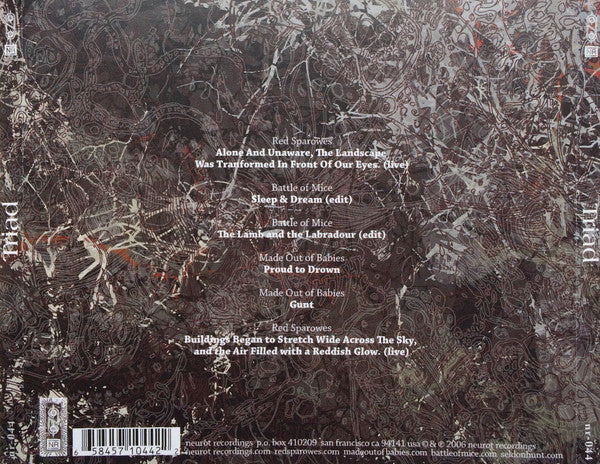 CD - Red Sparowes / Made Out Of Babies / Battle Of Mice – Triad