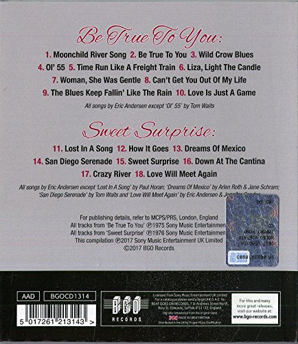 USED CD - Eric Andersen – Be True To You / Sweet Surprise