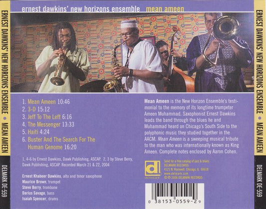 CD - Ernest Dawkins' New Horizons Ensemble – Mean Ameen