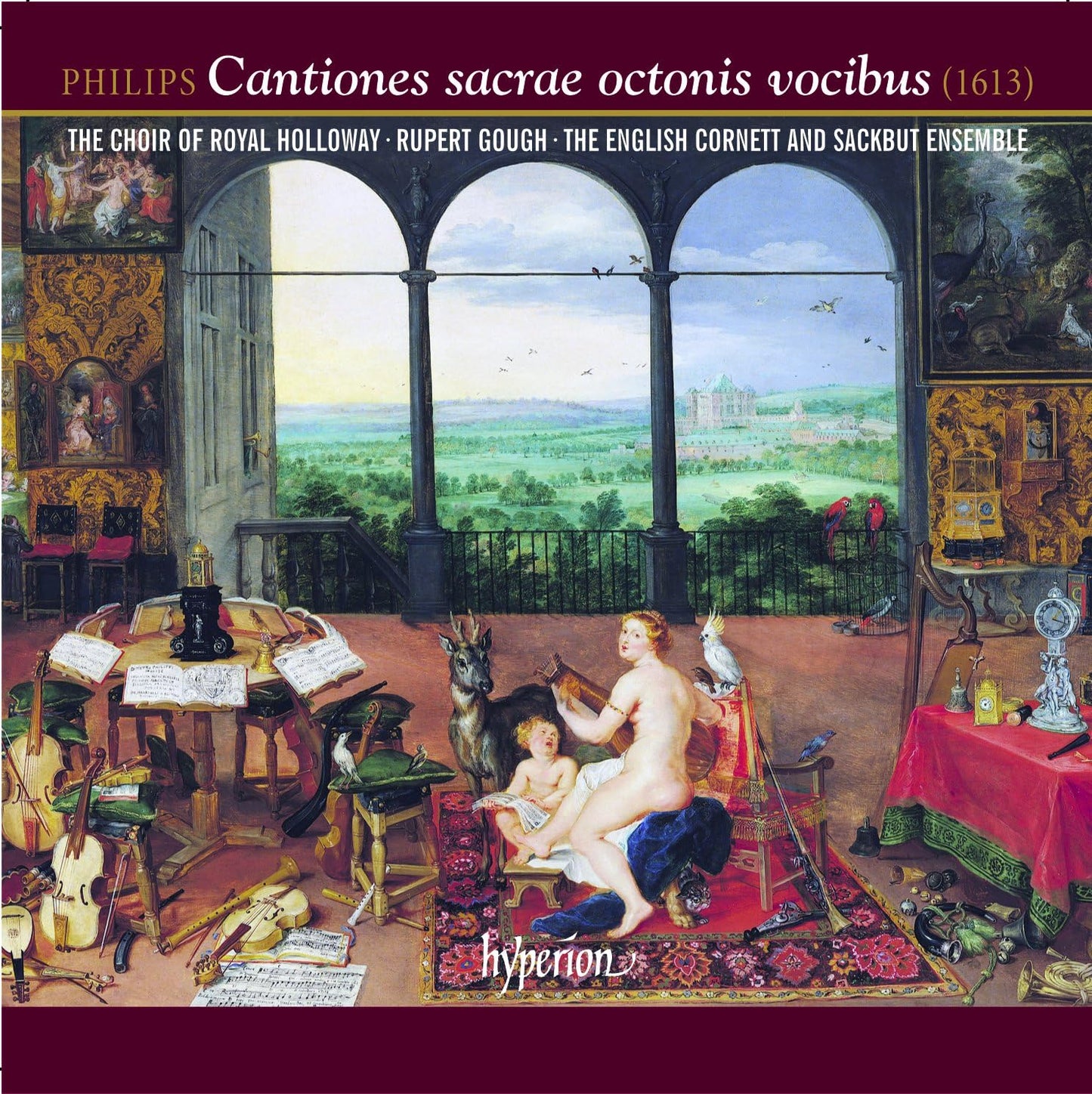 USED CD - Philips / The Choir Of Royal Holloway, Rupert Gough, The English Cornett And Sackbut Ensemble – Cantiones Sacrae Octonis Vocibus (1613)