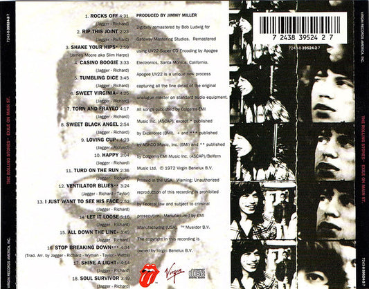 USED CD - The Rolling Stones – Exile On Main Street