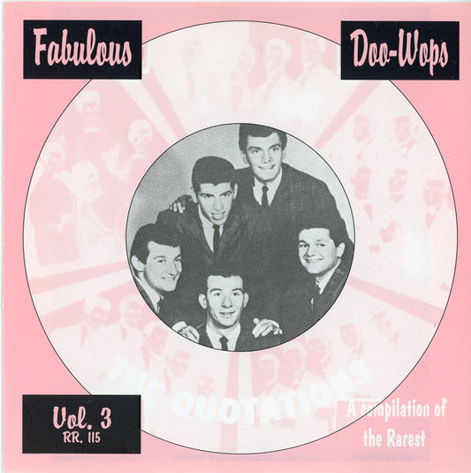 USED CD - Various – Fabulous Doo-Wops Volume 3 - A Compilation Of The Rarest