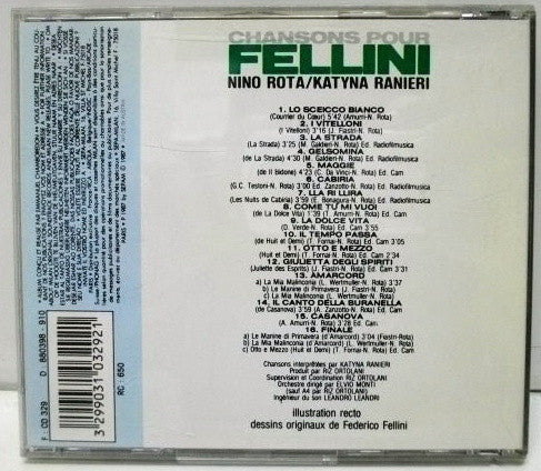 USED CD - Nino Rota / Katyna Ranieri – Chansons Pour Fellini