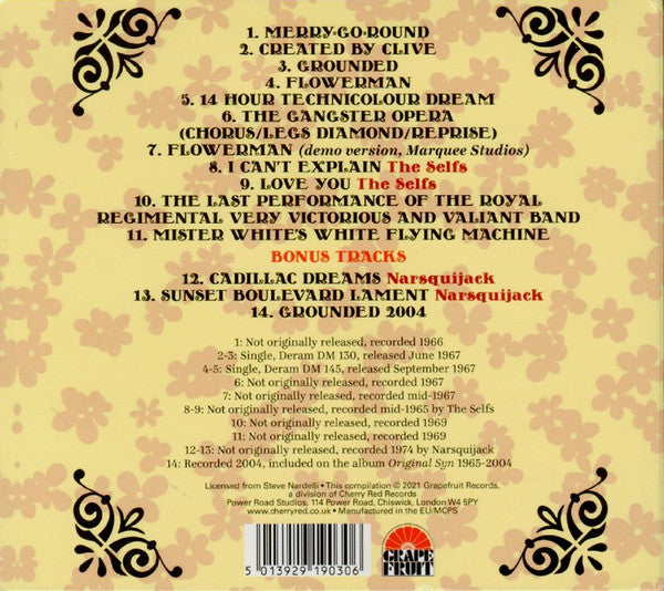 USED CD - The Syn – Flowerman - Rare Blooms From The Syn 1965-69