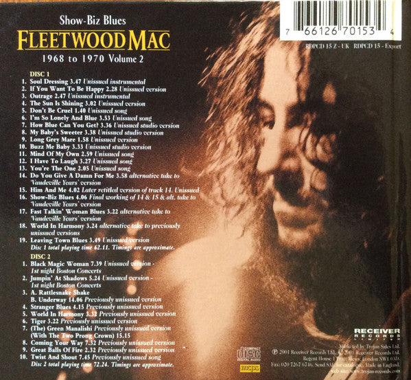 USED 2CD - Fleetwood Mac – Show-Biz Blues 1968 To 1970 (Volume 2)