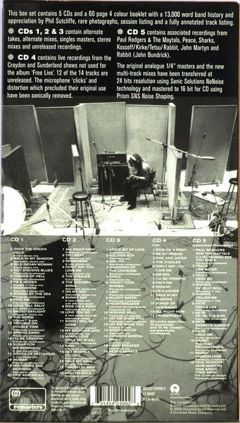 5CD - Free – Songs Of Yesterday