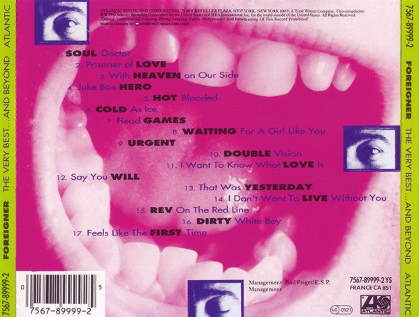 USED CD - Foreigner – The Very Best...And Beyond