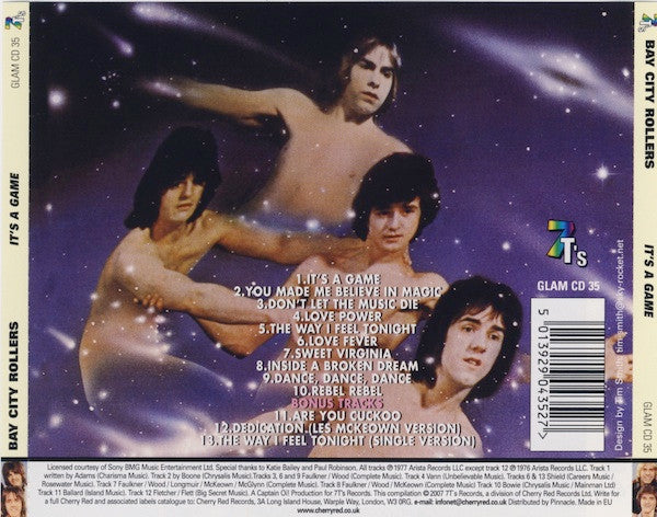 CD - Bay City Rollers – It's A Game