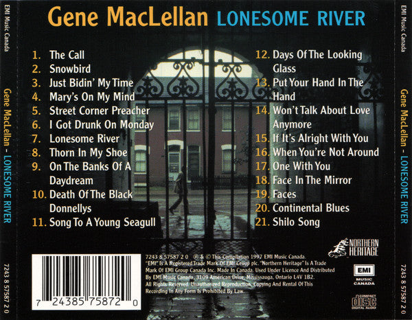 USED CD - Gene MacLellan – Lonesome River