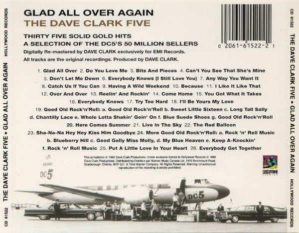 USED CD - The Dave Clark Five – Glad All Over Again (Singed)