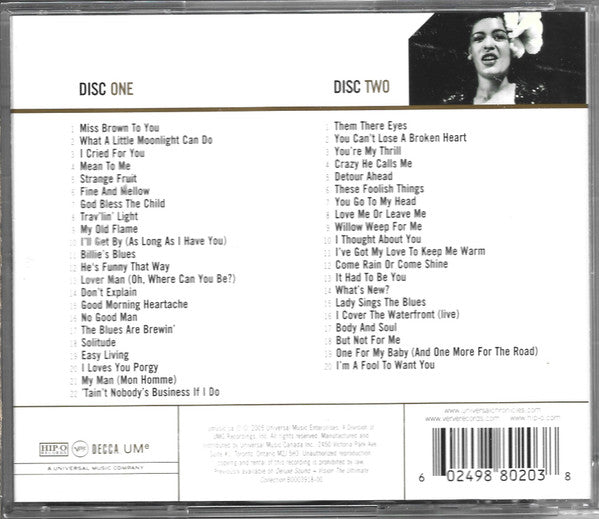USED 2CD - Billie Holiday – Gold
