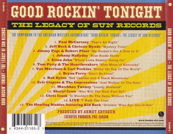 USED CD - Various – Good Rockin' Tonight - The Legacy Of Sun Records