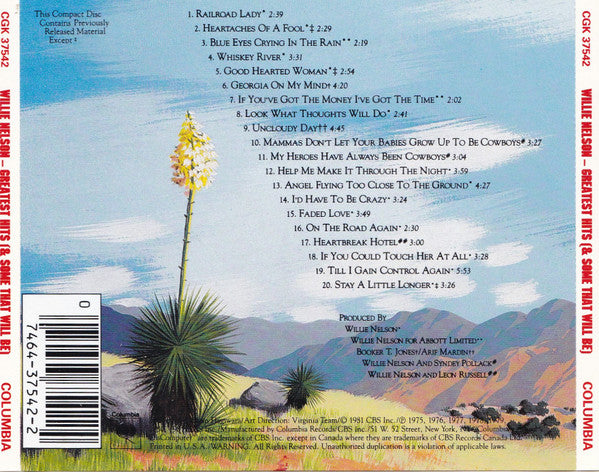 USED CD - Willie Nelson – Yours Always