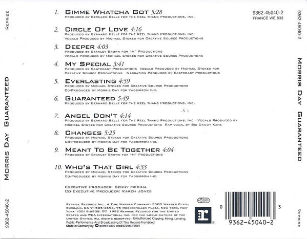 USED CD - Morris Day – Guaranteed